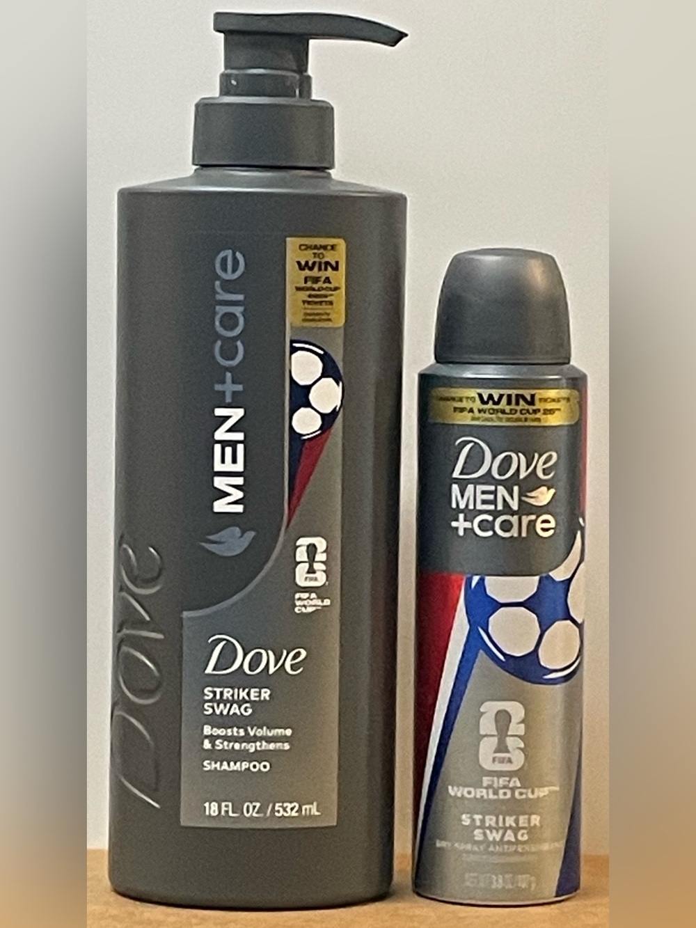Dove Men+Care Striker Swag Shampoo & Deodorant Duo